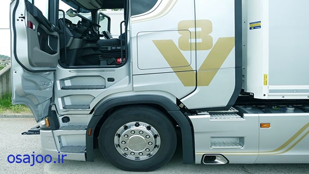 کشنده اسکانیا S 500 | فضای استراحت | اگزوز فولادی